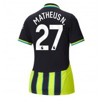 Echipament fotbal Manchester City Matheus Nunes #27 Tricou Deplasare 2024-25 pentru femei maneca scurta